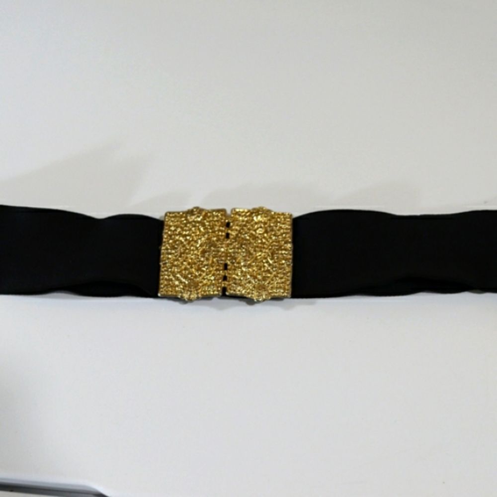 Ginger Propper for Two Blondes Vintage Square Buckle Chunky Belt Y2K